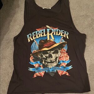 Spell & the Gypsy Black Graphic Tank Top